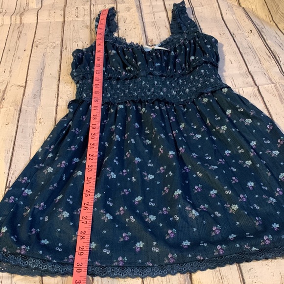 CLEANOUT SALE🚨 For Love And Lemons Blue Floral Mini Dress - Picture 6 of 10